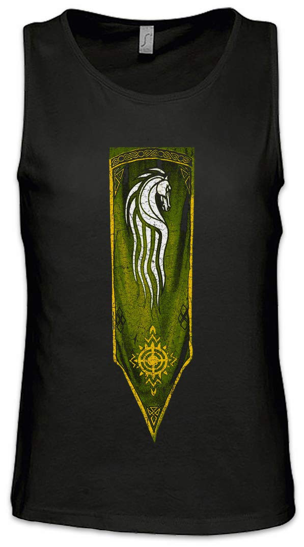 Urban Backwoods Men's Black Horse Banner Tank Top Training Gym Vest Shirt Size Xl