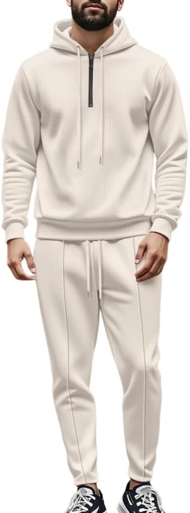 Oanviso Ensemble 2 Pièces Homme - Veste Cardigan Et Pantalon Surv Tement Style D 581491