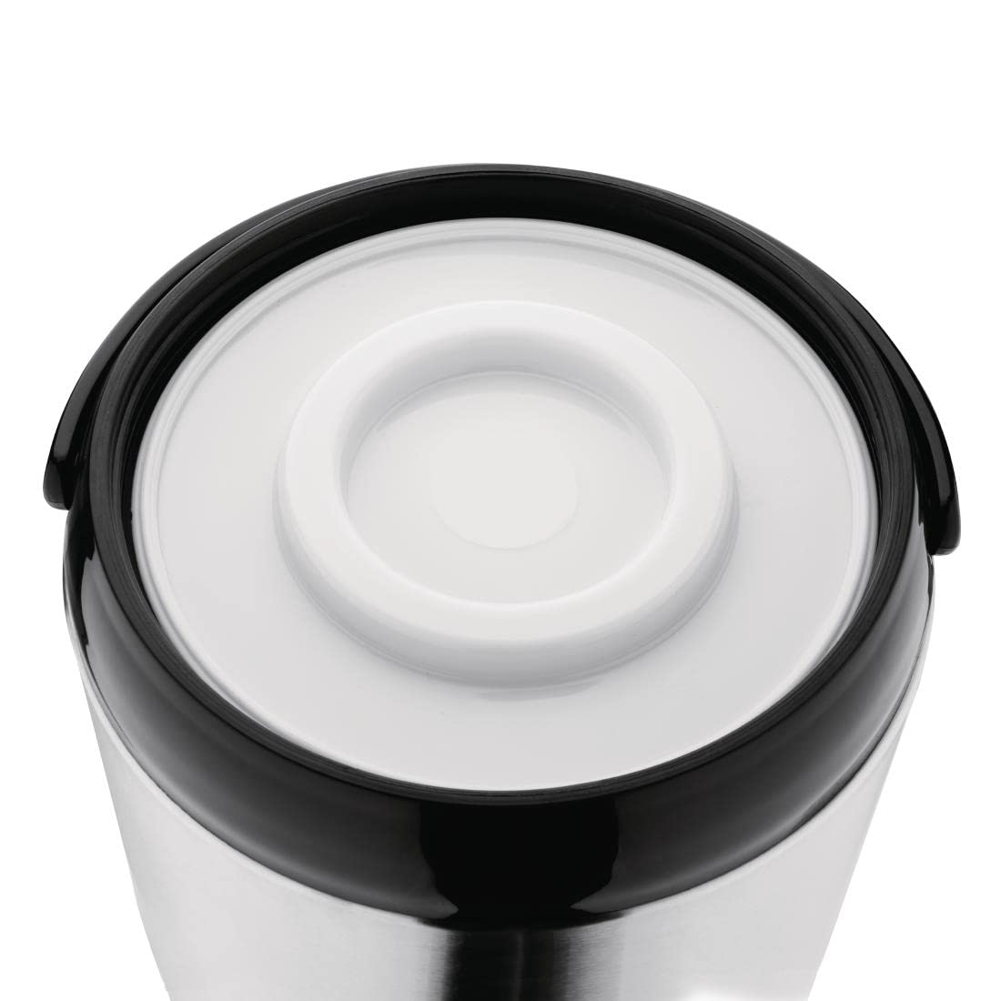Olympia Distributeur de boissons à double paroi en acier inoxydable 6 litres – Durable et facile à verser pour hôtel, café, restauration, thé, café, boissons