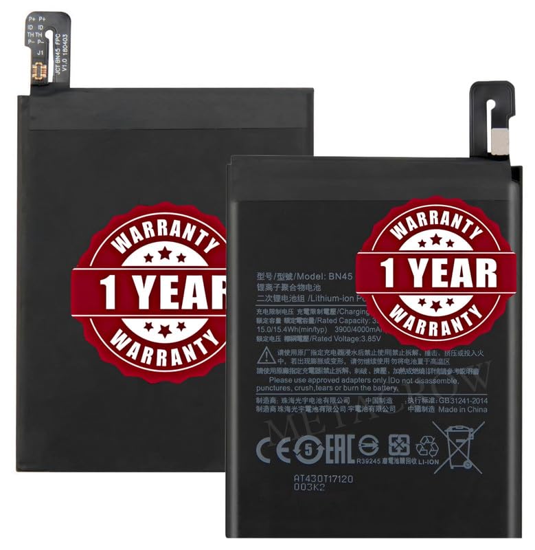 Image of Original BN45 Battery Compatible for Xiaomi Redmi Note 5 Pro - (4000mAh) - 1 Year Warranty BC45
