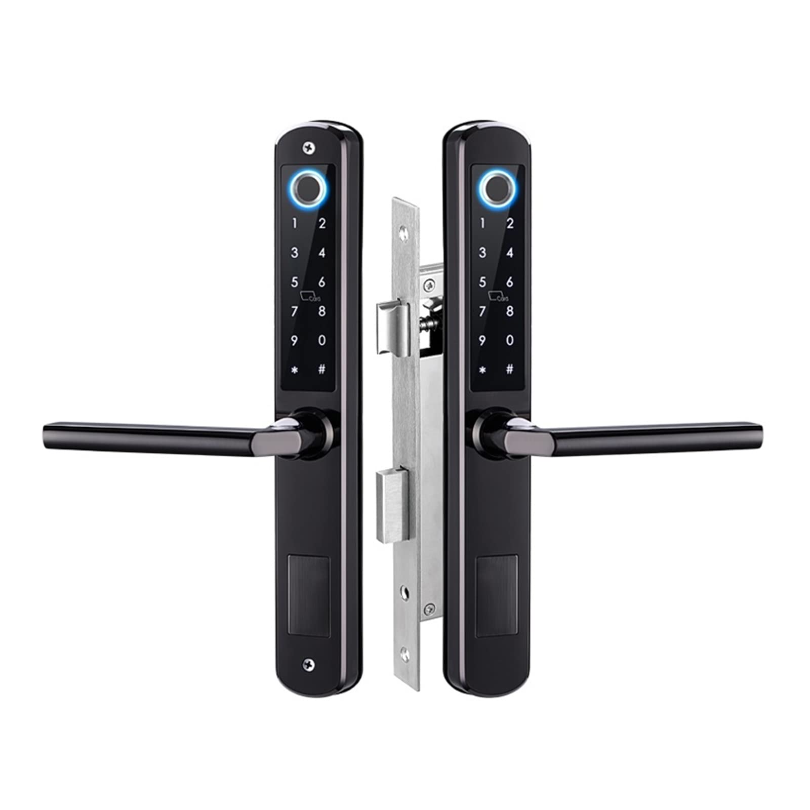 Serrure de porte intelligente TTlock double empreinte digitale étanche IP55 pour porte battante