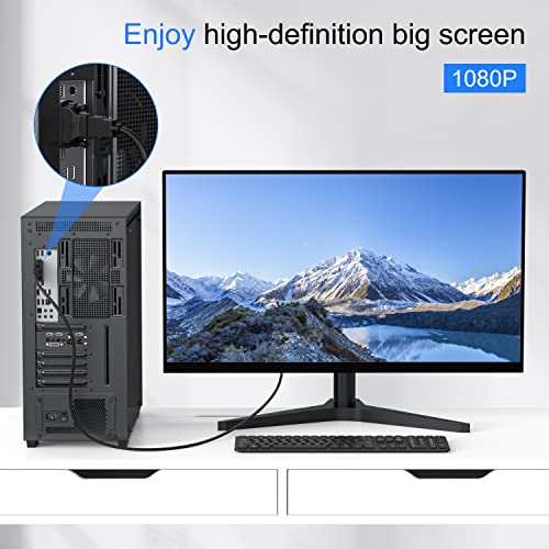 Ryzzrooa Dvi To Hdmi Adapter, 2-Pack Bidirectional Dvi-D (24+1) To Hdmi Male To Female Adapter With Gold-Plated For Computer, Monitor, Projector, Tv, Ps3/4/5 Nintendo Switch And More … #TOP2