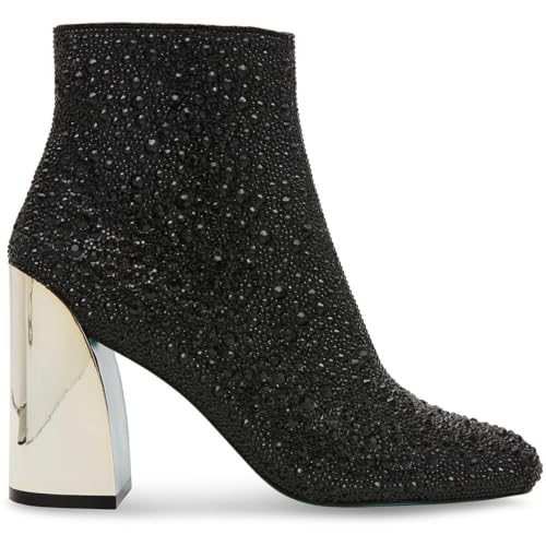 Betsey Johnson Womens SB-HUGO Rhinestone Ankle Boots2