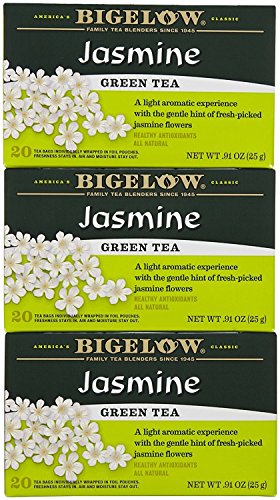 Image of Bigelow Jasmine Green Tea Bags - 20 ct - 3 pk