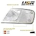 USR DEPO 88-89 CRX Corner Lights - Front Cornering Parking Turn Signal Lamp Set (Left + Right) Compatible with 1988-1989 Honda CR-X DX HF Si (All Clear Lens)