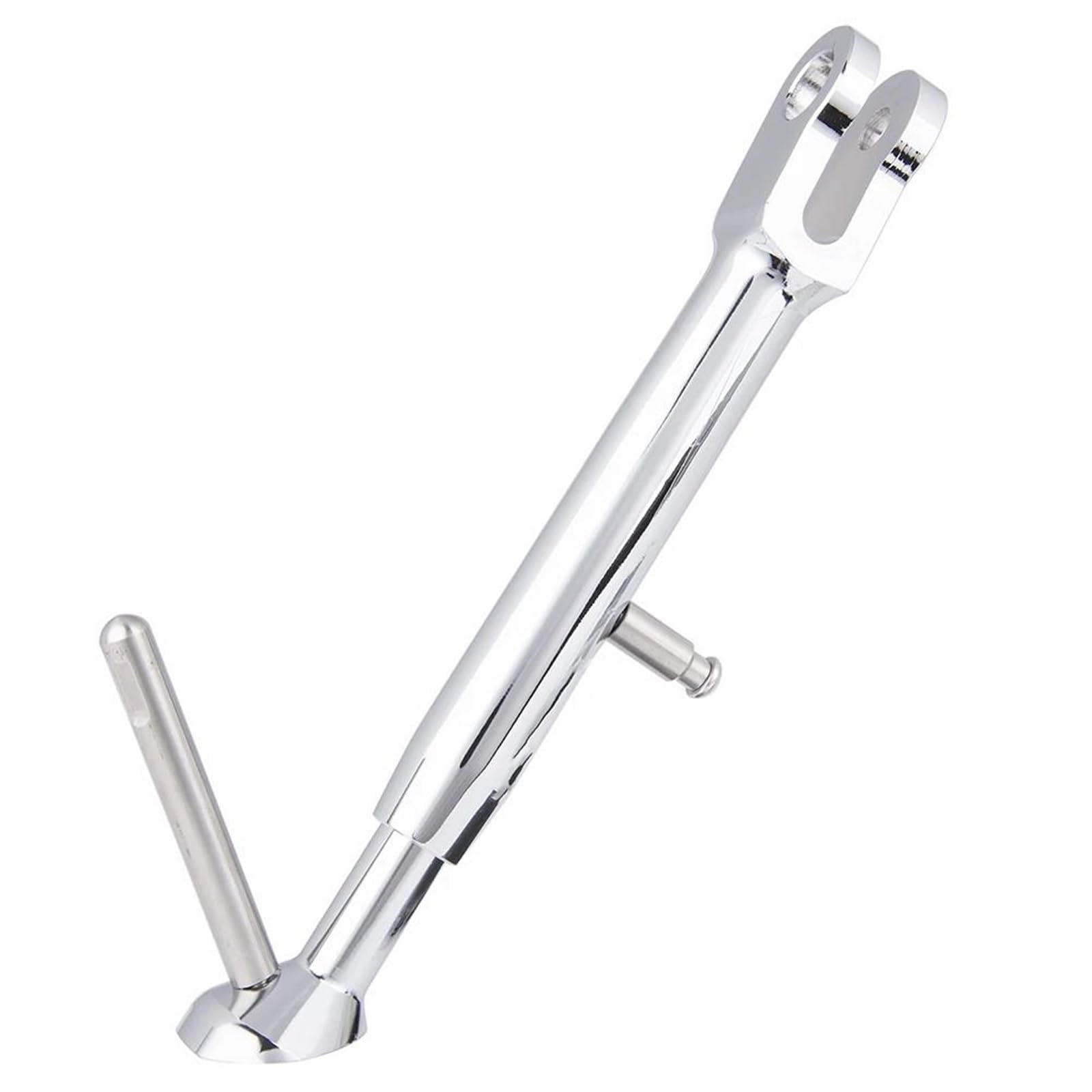 Rivestimenti Laterali Accessori di Supporto Cavalletto Laterale Cavalletto Regolabile Moto per Y&amaha FZ-07 MT07 FZ07 2013-2020 2018 2019 MT 07(Chrome)