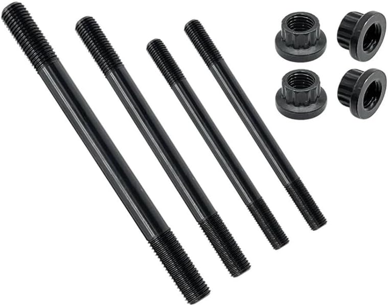 Heavy Duty Cylinder Head Studs Kit Compatible for Honda Sportrax 400 TRX400EX TRX400X 1999-2014 90081-KCY-670 90083-KG0-981