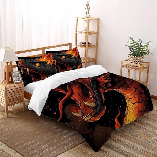 Housse de couette dragon brun pour transformer une chambre de garçon ado