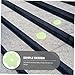 BRIGHTFUFU 6pcs Fluorescent PVC Direction Stickers Reflective Trail Markers Arrow Direction Signs for Camping Stairway Pathway Guides