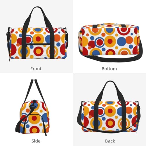 Bolsa de gimnasio con lunares para ir a tus clases de baile y yoga cómodamente 2