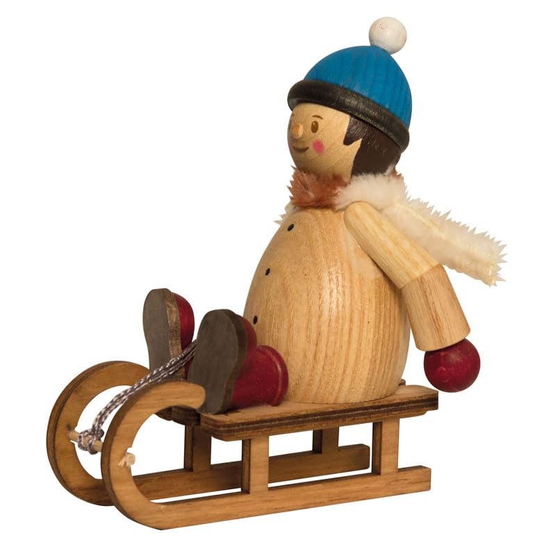 Weihnachtsstadt Erzgebirge 19 Kuhnert Drechslerei Dekofigur/Dekomännchen aus Holz - Mäxchen als...