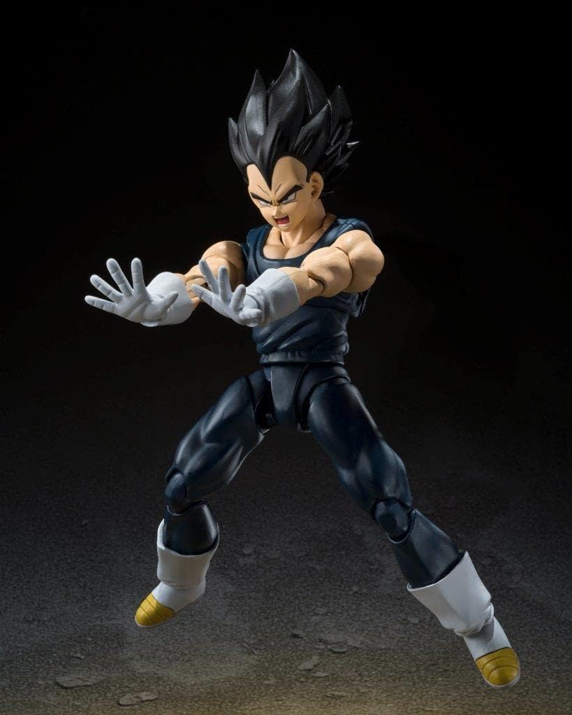 TAMASHII NATIONS - Dragon Ball Super: Super Hero - Vegeta Super Hero, Bandai Spirits S.H.Figuarts Action Figure
