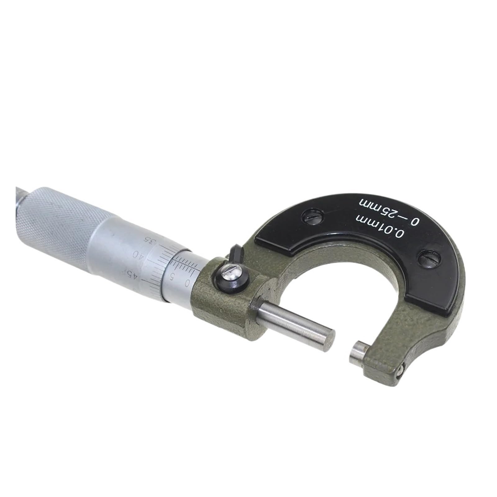 Set di Strumenti Micrometro Esterno 0-25 mm 0,01 mm – Strumento di misurazione con Calibro a corsoio con Scatola