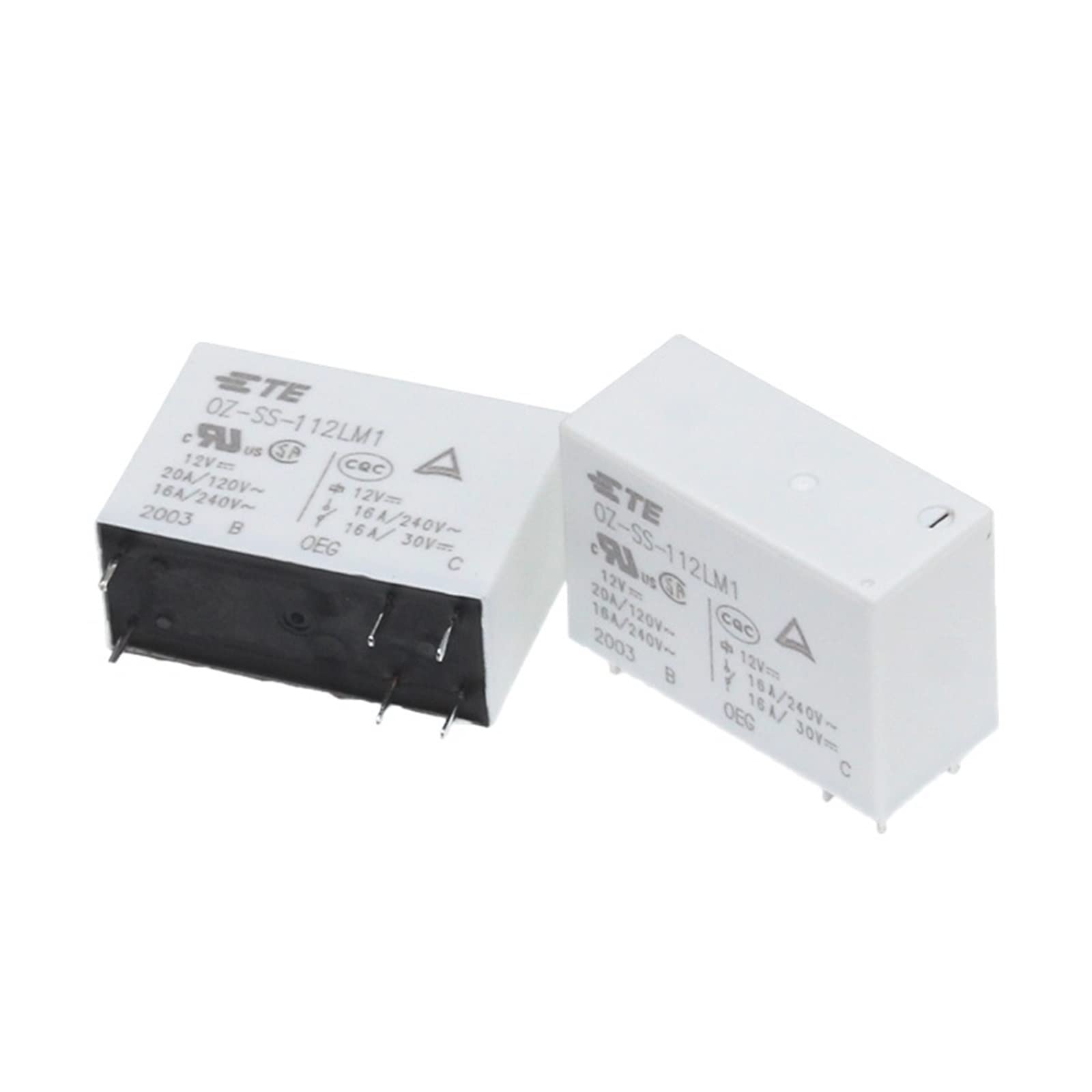 GJZIFGFWQ 50pcs Relay OZ-SS-112LM1F 16A 240V 6pins Normally Open Communication