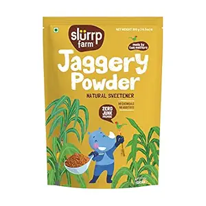 Jaggery/Gur/Gud Powder, Healthy Sugar Subsitute, Unbleached Jaggery, 300g