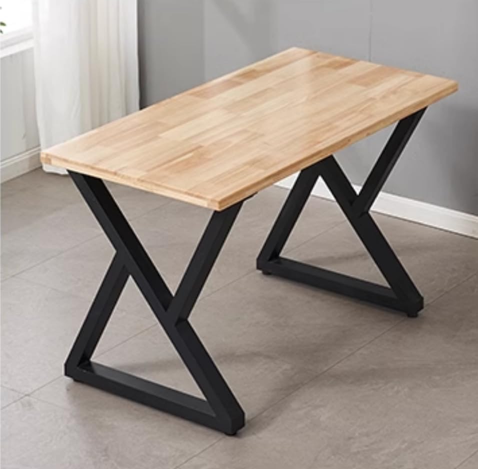 Miniatura 3 de Patas de escritorio con forma triangular de 28 pulgadas, patas de mesa de hierro, patas de mesa de comedor, patas de comedor industrial, patas de