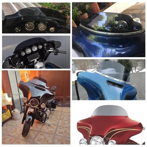 Pare-brise moto FLHX FLHTC en polycarbonate haute résistance pour carénage