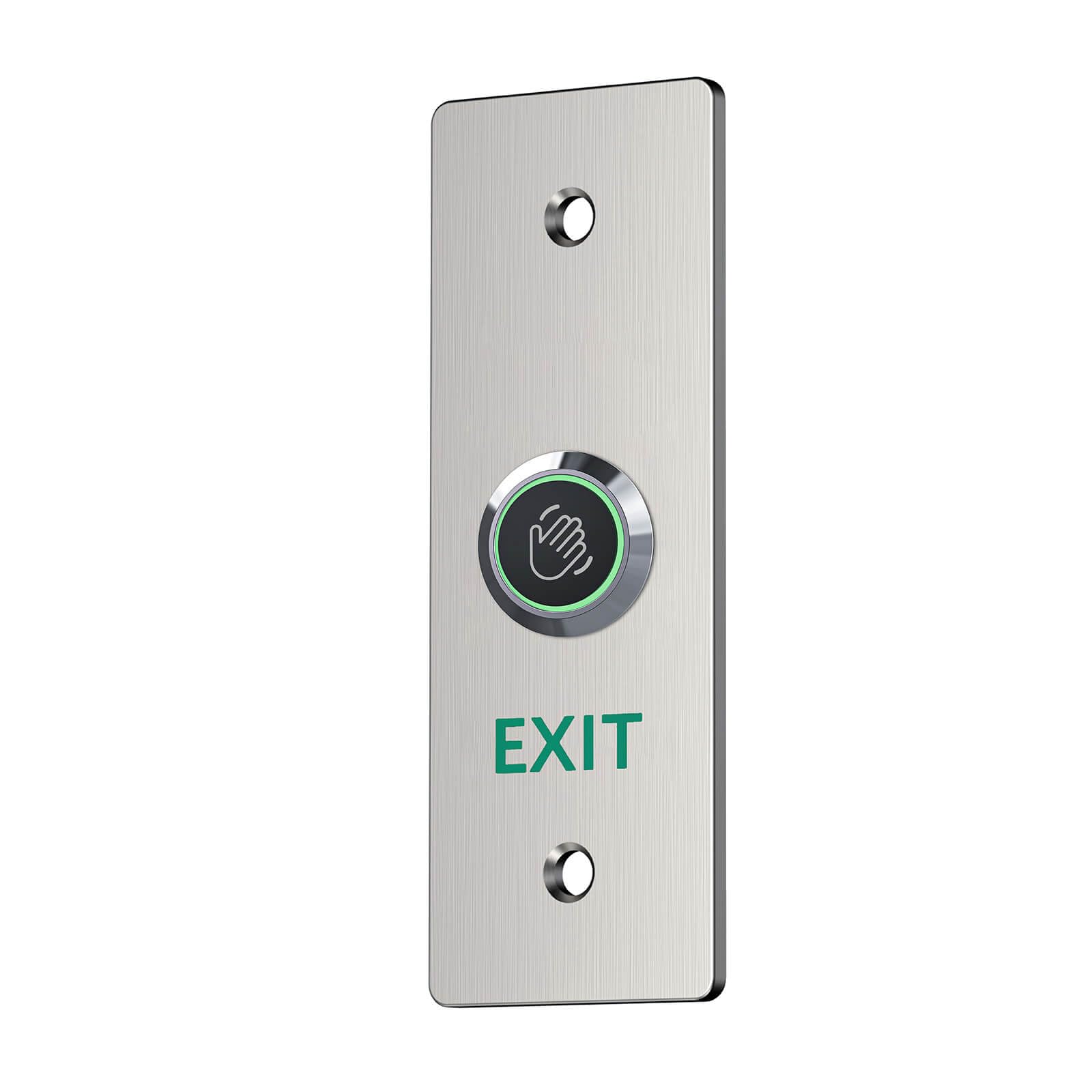 Infrared Sensor Exit Button IR Touchless Door Release 304 Stainless Steel IP67 Waterproof with LED Indicator for Access Control Systems
