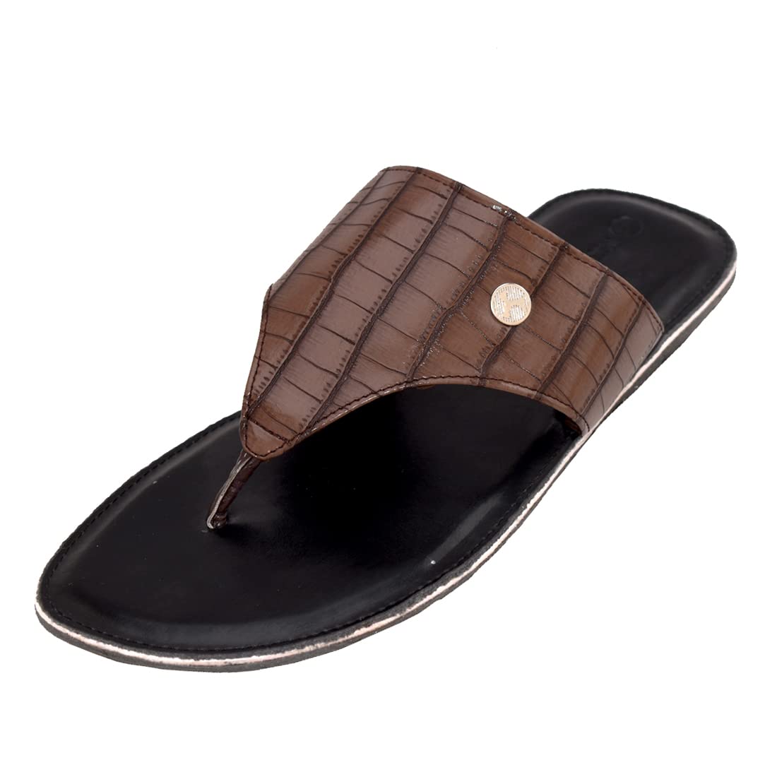 kolapuri chapal Men|Kolhapuri Chappal for Men Stylish Original Leather|Mens kolhapuri chappals latest|Mens Kolhapuri Slippers|Mens Kolhapuri Shoes|leather slippers for men|chappal men stylish-8.5 (B0BFB62RSV) Amazon Price History, Amazon Price Tracker