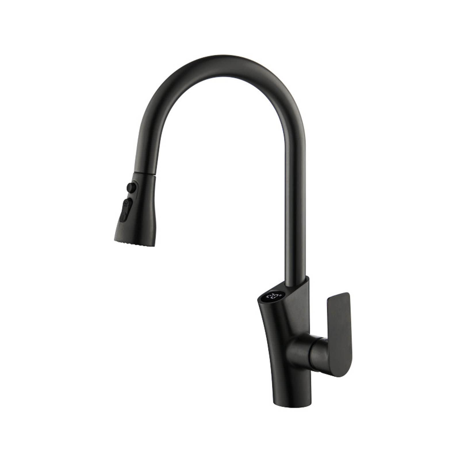 Robinet de cuisine rétractable pour simplifier la vaisselle sur évier pivotant 360°