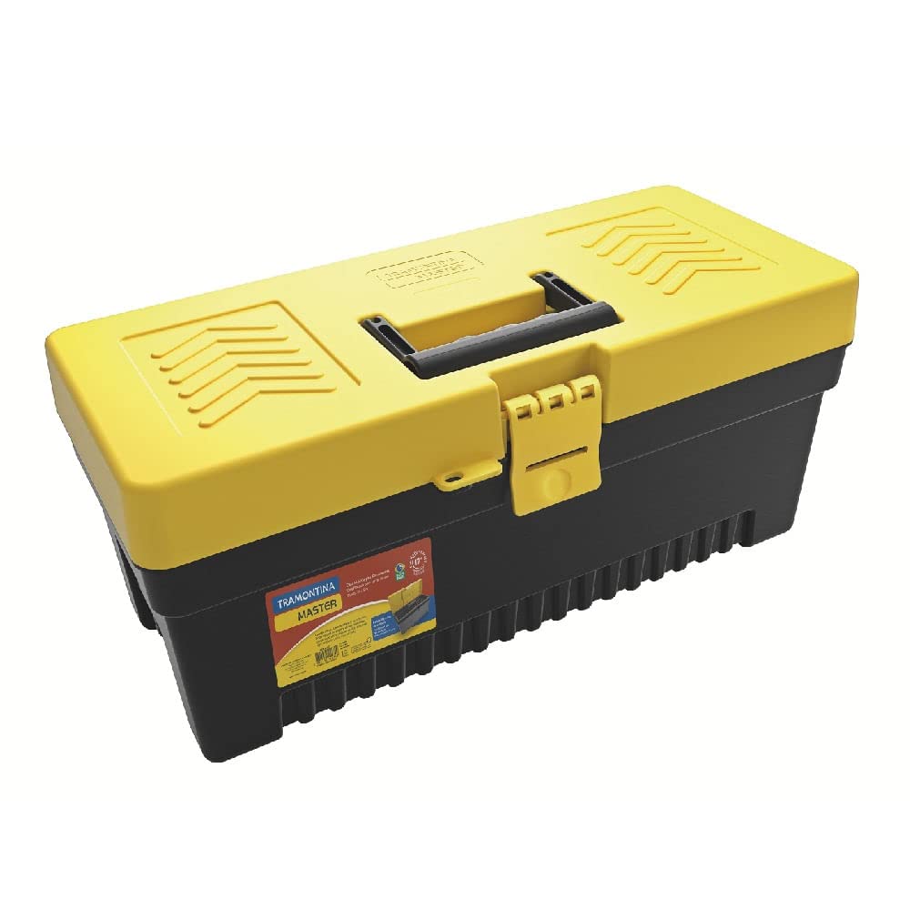 Master 17" Plastic Tool Box with Plastic Tray Removable