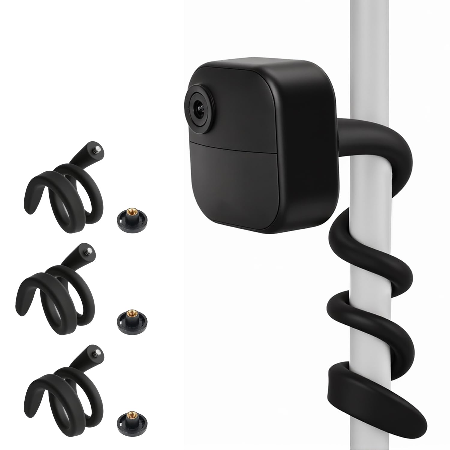 3Pack Flexible Twist Mount Compatible with Blink Outdoor 4 (4th Gen)/Blink Outdoor (3rd Gen)/XT2/XT,Blink Mini2/Mini,Adjustable Blink Camera Mount,Attach Your Blink Camera Anywhere-No Drilling