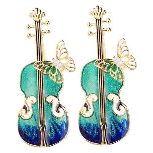 Broche violon pour femme bijoux musique chic épingle pour robe et vêtements de gala