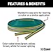 CURT 57001 Bonded Trailer Wiring, 25-Foot Spool, 4 Pin Trailer Wiring