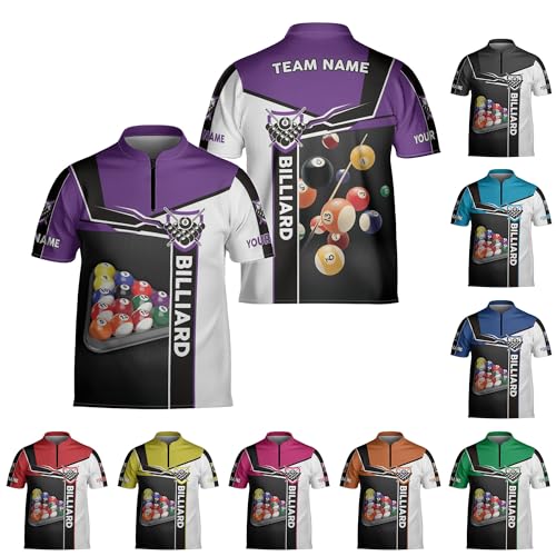 Maillot de billard personnalisé t-shirt confort contre la chaleur