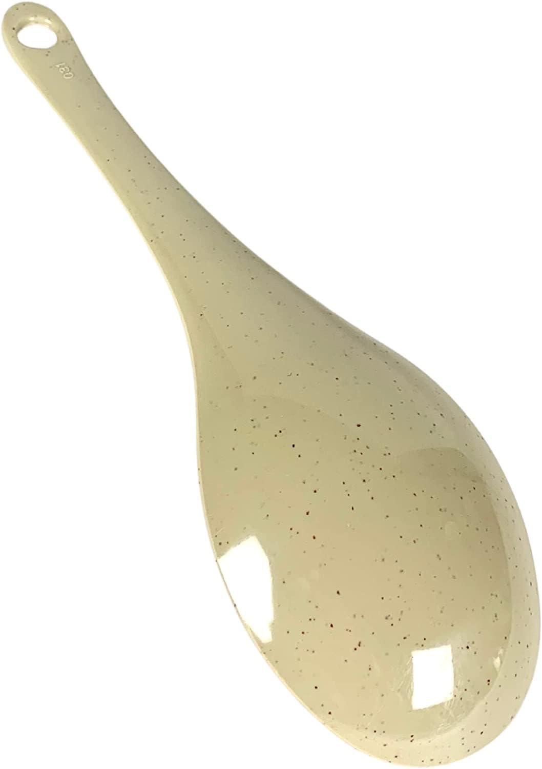 JapanBargain, Servierlöffel, japanische Suppen-Servierlöffel, chinesische Suppe, Servierlöffel, Reis, Servierlöffel, Tisch-Servierlöffel, grüne Farbe, 4 Stück