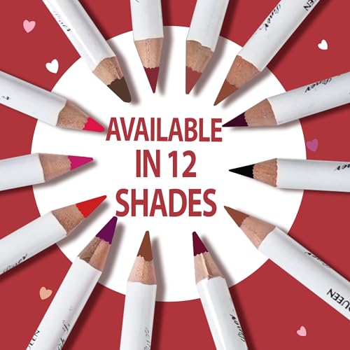 Image of Colors Queen Lip Definer Pencil | Highly Pigmented, One Swipe Smooth Application Matte Lip Liner | Long Lasting Lip Pencil (11 - Soul)