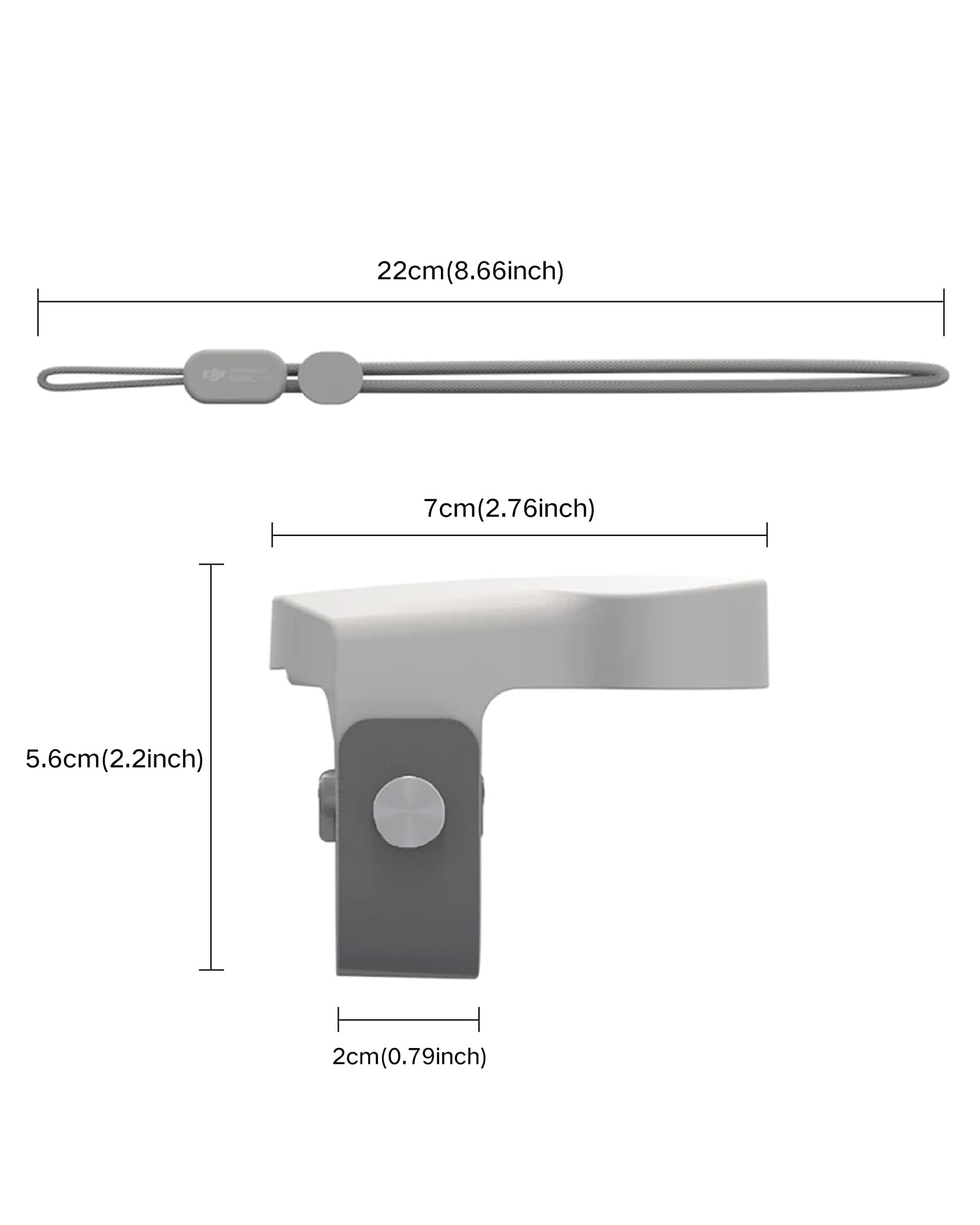 CYNOVA Mavic Mini 2/Mini Propeller Holder with Full Protection + Lanyard, Prop Stabilizer & Fixing Strap for DJI Mavic Mini/Mavic Mini 2 (Charcoal) 3