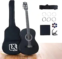 Violão Clássico Acústico 38” para Iniciantes - Kit Completo