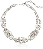 Ben-Amun Jewelry Pearl and Crystal Deco Swarovski for Bridal Wedding Anniversary Necklace, 13' + 2'...