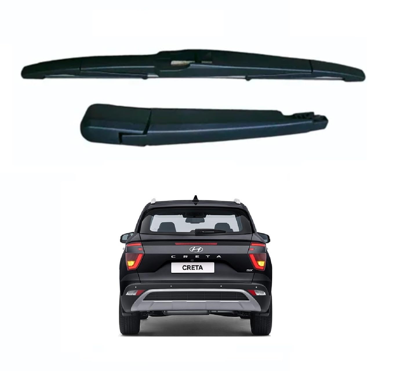 Rear Wiper Arm With Blade Set For Hyundai Creta New (2020 onward)