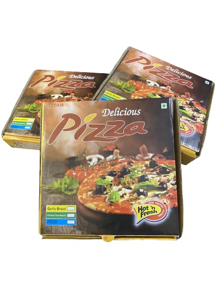 YUVRAJ PRINTERS Pizza Box 7 Inch | 7"x7"x1.5" (100) (B0C3W2W67X) Amazon Price History, Amazon Price Tracker