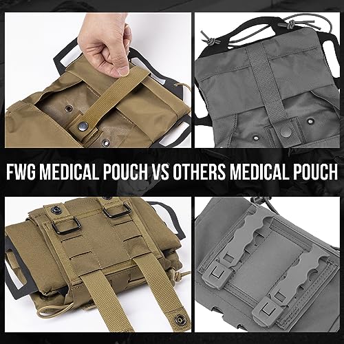 Bolsa táctica IFAK Rapid Tear-Away con extracción rápida para primeros auxilios en montaña 6