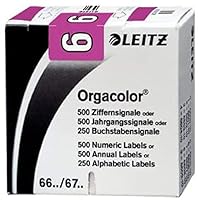 Algopix Similar Product 1 - Leitz Orgacolor 66061000 Numeric Labels