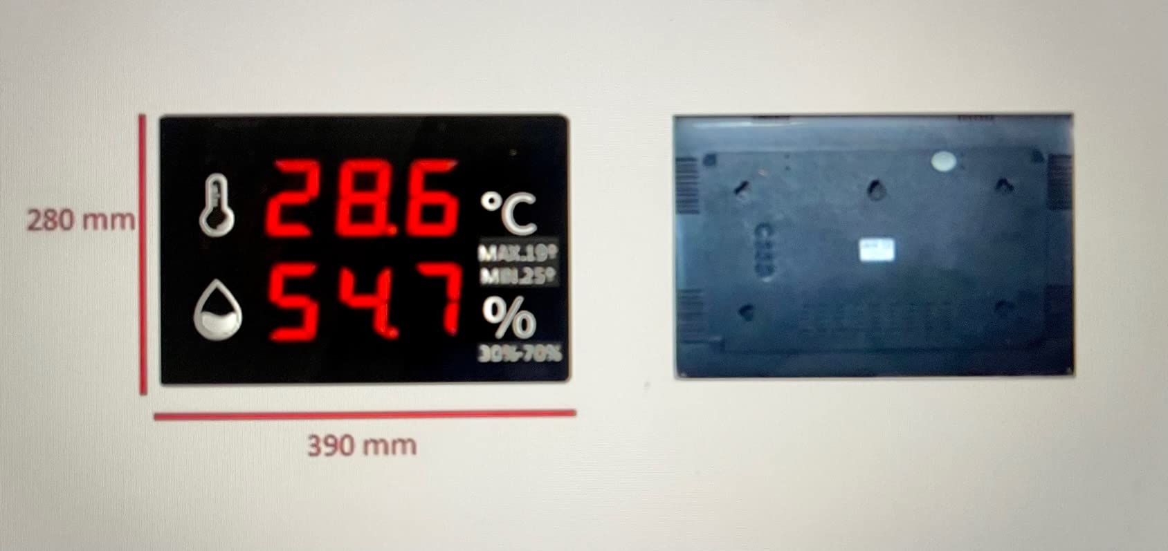 Pantalla Digital Temperatura Y Ambiente
