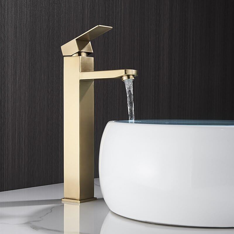 Mitigeur lavabo noir mat robinet de salle de bain carré eau chaude froide