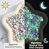 1000pcs Glow in The Dark Faux Pearl Beads, 4/6/8/10mm Mixed Sizes Macarons Golden Sheen Mermaid Round Spacer Beads for Jewelry Making, DIY Crafts for Necklaces, Phone Charms, Bracelets Supplies #2