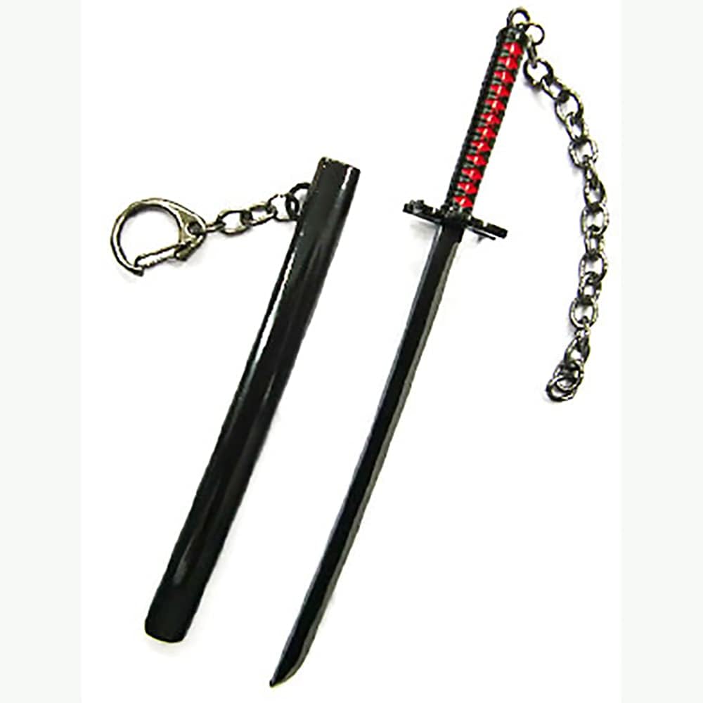 HNBMC Bleach Sword Keychain, Sword Keychain with Scabbard, for Anime Fans, Anime Fans Collection Gifts, 17cm