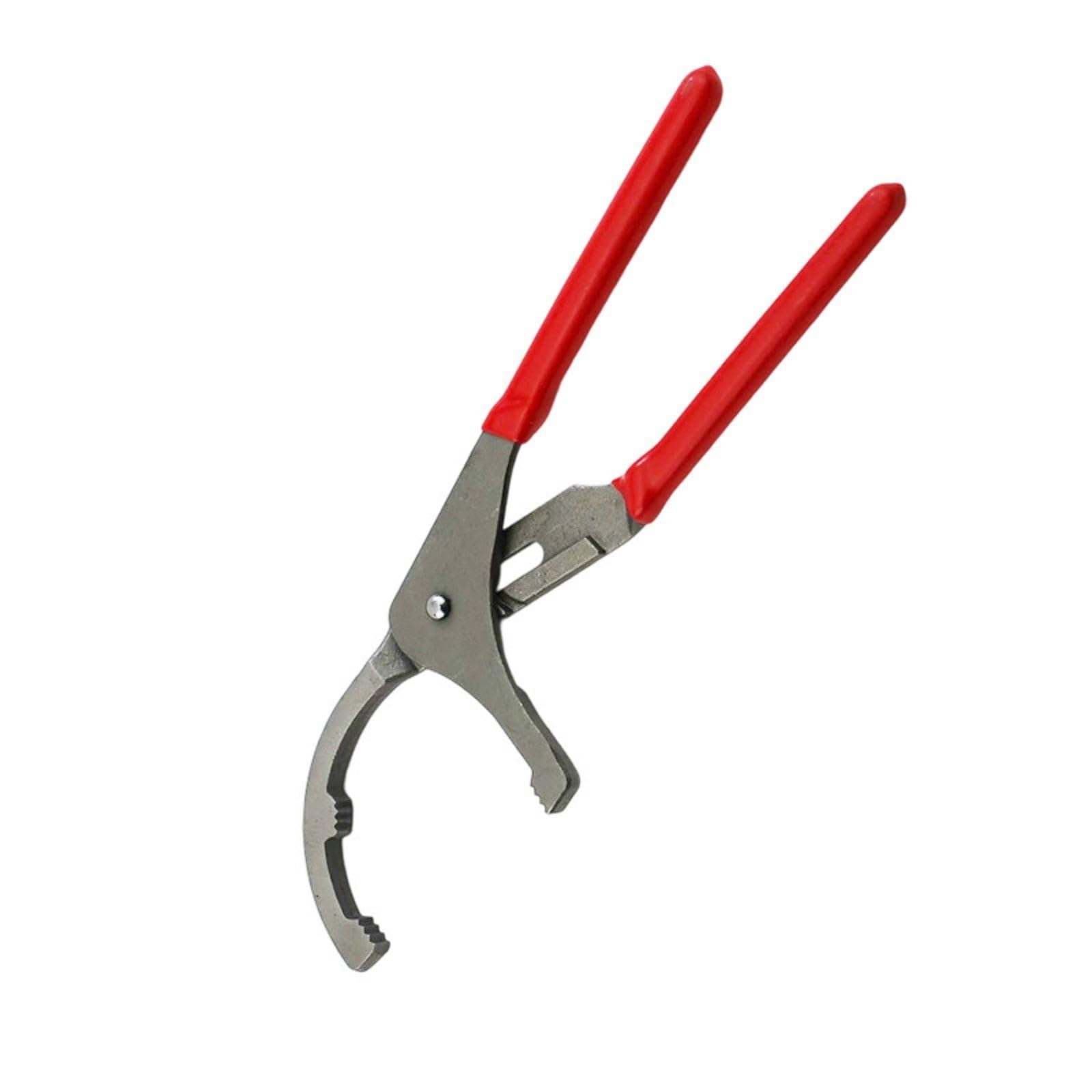 Tsophreniq Red Universally Wrench Clamp Tool Steel Construction Ergonomic Nonslip Grip Plier For Multiple Size Pliers Adjustable