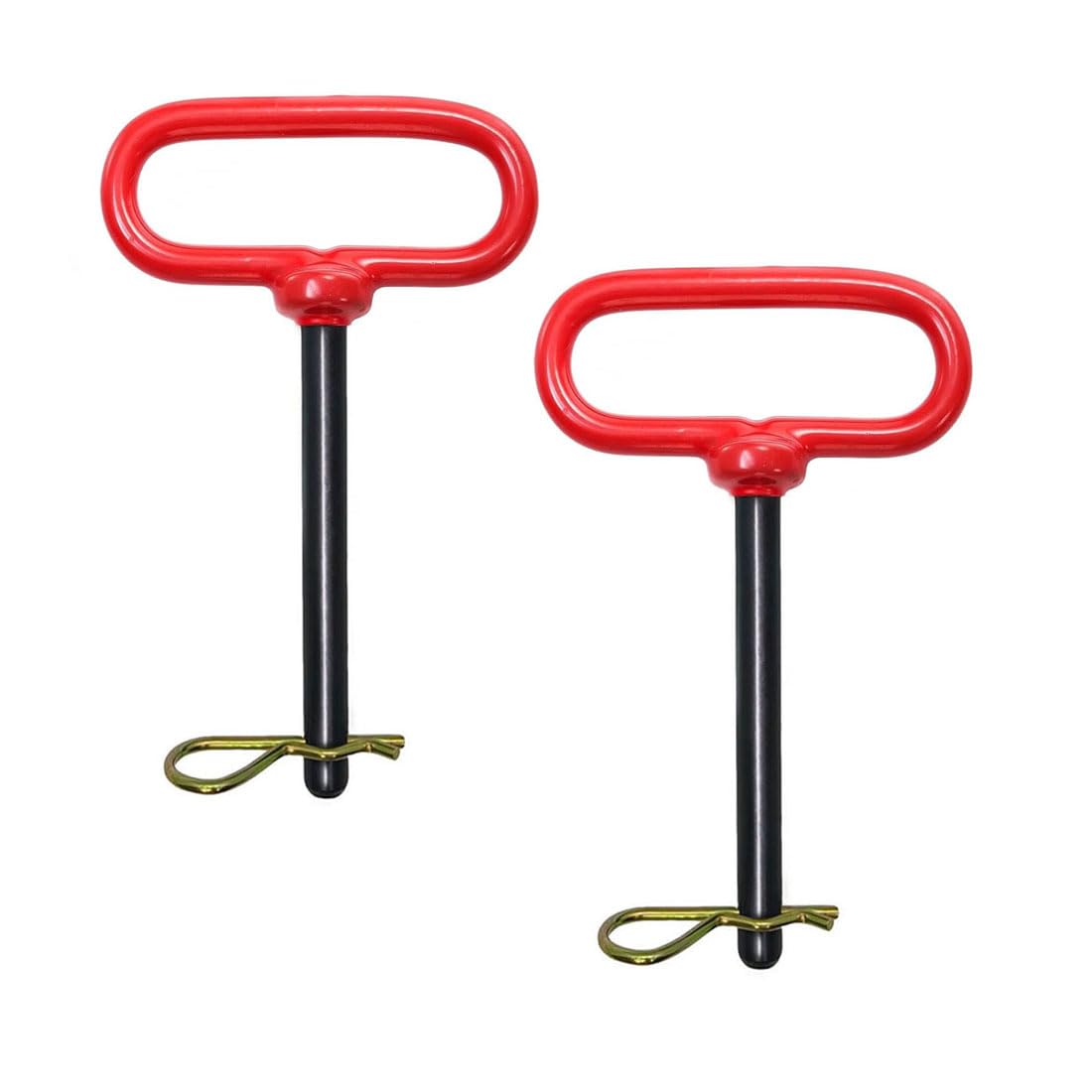 Trailer Hitch Pins - Red Handle & Rustproof -6
