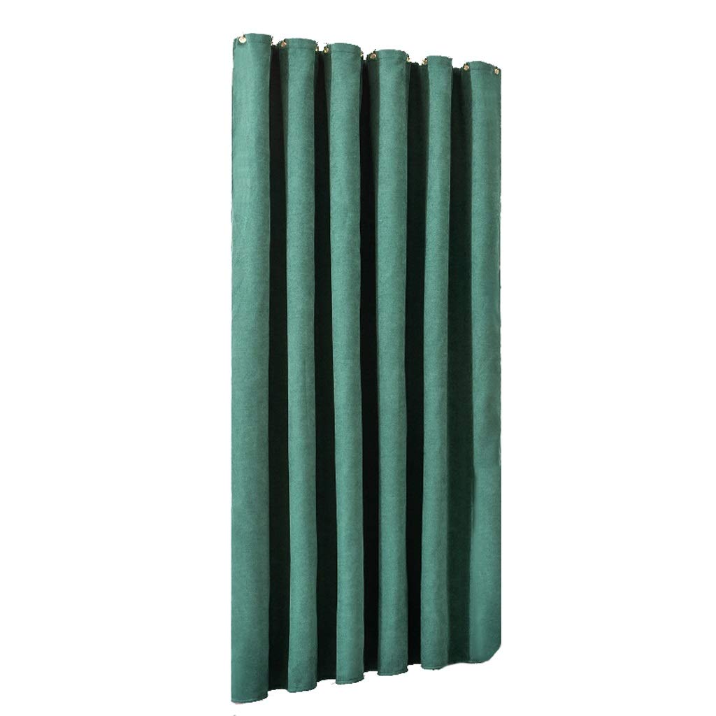 Rideau de douche anti-moisissure et étanche en textile épais vert 200 x 180 cm