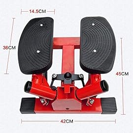 GRETD Adjustable Mini Stair Stepper Exercise Equipment Step Machine with Twisting Action