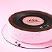 Vinyle rose Décoration Gâteau Disque Azyme, Comestible Personnalisable photos et textes
