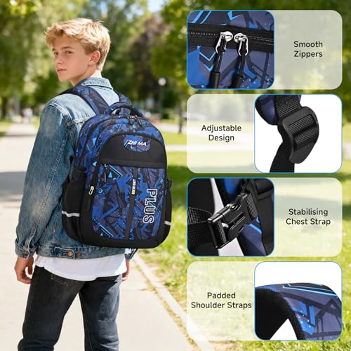 Sac d'école mode imperméable contre le mal de dos des adolescents - 2
