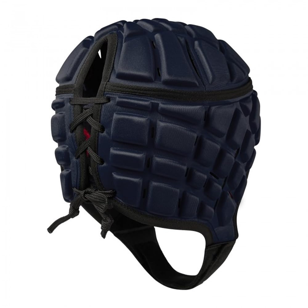 Canterbury Unisex Raze Rugby Headguard | Scrum Cap, pełne pokrycie | pasek pod brodę z miękkimi krawędziami | zaprojektowane otwory wspomagające wentylację | wyściółka piankowa osłona głowy, czerwona