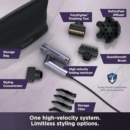 Shark SpeedStyle Pro Flex 4-in-1 Air Styler with Scalp Shield — view 4